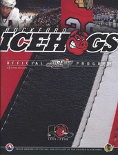2008-09 Rockford IceHogs American Hockey League Program - AHL