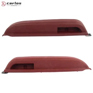 2X Front LH RH Door Armrest Red Fit For 1990-94 Chevrolet GMC C/K 1500 2500 3500 - Picture 1 of 7