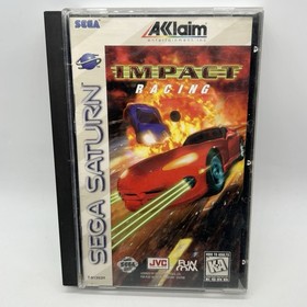 Impact Racing (Sega Saturn, 1996) Complete With Manual - Tested And Working.