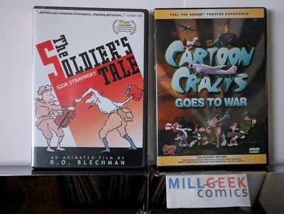 The Soldier's Tale / Cartoon Crazy's Goes To War (DVD) Like New -JD - Image 1 of 4