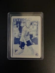 2025 Topps UCC Arthur Vermeeren Cyan Printing Plate 1/1 - Picture 1 of 2