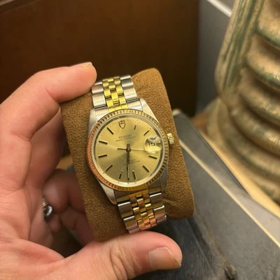 Reloj Tudor Prince Oysterdate 74033 34mm Caja Oyster Años 90 Sin B&P Leer Foto 1 de 4