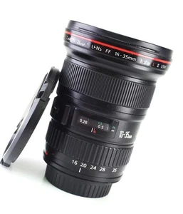 Canon EF 16-35mm F2.8 L USM II Mark II Wide Angle AF Zoom Lens F&R Caps EOS DSLR - Picture 1 of 17