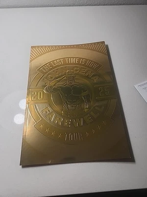 LIBRO PROGRAMA COLECCIONISTAS ORO John Cena 2025 Foto 1 de 4