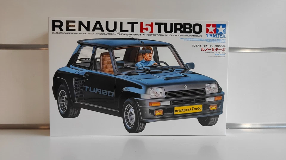 Renault 5 Turbo 1-24 Tamiya modellino kit auto d epoca sportiva - Immagine 1 di 3