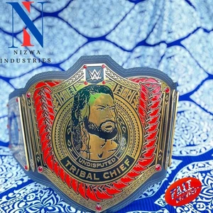 Roman reigns signature series Tribal Chief Championship Adult Size Belt Brass2mm - Picture 1 of 8