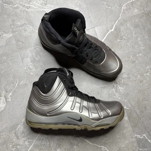 Nike Air Bakin Posit Foamposite Metallic Pewter 2018 618056-002 Men's Size 12.5 - Picture 1 of 13