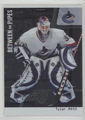 2002 ITG Be A Player Between the Pipes Silver Missing Serial Number Tyler Moss - Image 1 of 2