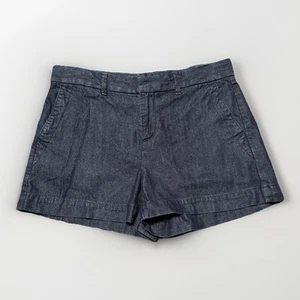 Ann Taylor Loft Women’s Size 27/4 Jean Shorts Dark Wash 31x3 - Picture 1 of 7