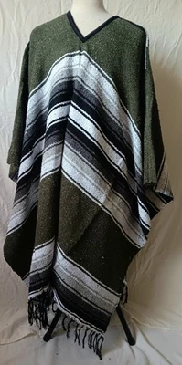 Festival Poncho CLINT EASTWOOD Spaghetti Western Gunslinger Handmade Cowboy Wear - Image 1 of 4
