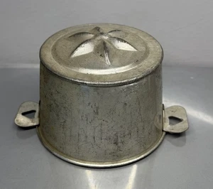 Vintage Antique French Pudding Mold ~ Tin Metal - Picture 1 of 9