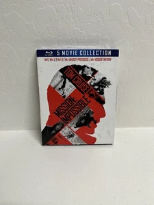 Mission Impossible 5 Movie Collection (Blu-Ray) Brand New Sealed w/ Slipcover - Picture 1 of 6