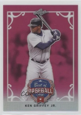 2019 Leaf Best of Baseball Pink /20 Ken Griffey Jr #BB-07 HOF - Image 1 of 2
