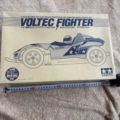 Tamiya 1/10 Voltec Fighter RC Car Spare Body Set White Decals - Image 1 of 4