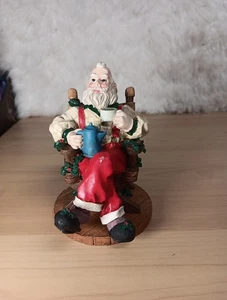 House of Lloyd Coffee Break Claus Christmas Around The World Incense Burner 5" - Picture 1 of 10