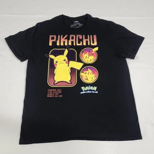 Pokemon Adult XL 46/48 Pikachu Print Short Sleeve T-shirt - Picture 1 of 11