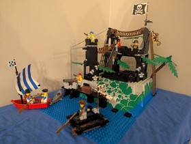 Vintage (1991) LEGO Pirates set 6273 Rock Island Refuge -  RARE
