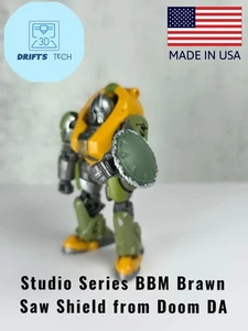Upgrade Kit for Studio Series SS80 Brawn Saw Shield Doom Dark Ages - Picture 1 of 5