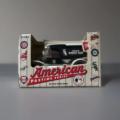 Ertl American Pastime 系列芝加哥白袜队压铸金属银行。 全新带盒 — 第 1/4 张图片