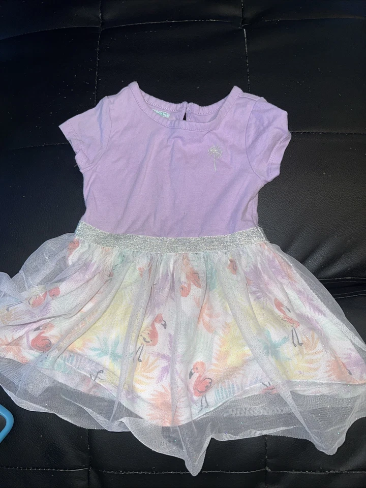 Vestido Flamenco Brillante Púrpura 18 Meses Wonderkids Niñas Foto 1 de 1