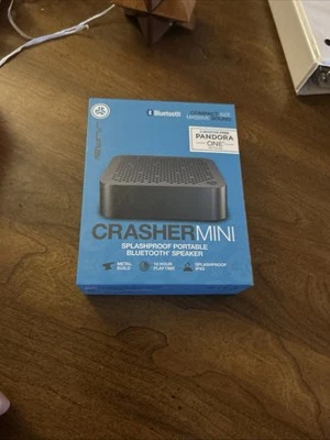Open Box JLab Crasher Mini Splashproof Portable Black Bluetooth Wireless Speaker - Image 1 of 4
