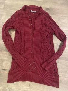 Arpeggio Womens Cardigan Sweater Size M Medium Fall Winter Casual Open Front - Picture 1 of 4