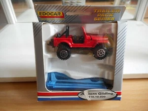Edocar Jeep + Airborn Gliding in Red/Blue in Box - Picture 1 of 1