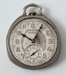 Vintage HAMILTON "Van Buren" Art Deco Grade 912 17j Pocket Watch c. 1932;X410 - Picture 1 of 6