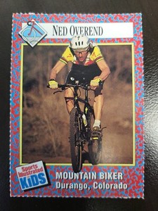 1990 Sports Illustrated Si for Kids Ned Overend mountain bike racer RC card #276