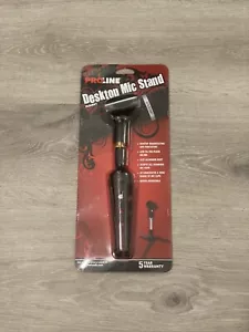 Proline PLDMS1 Desktop Microphone Stand Black - Picture 1 of 3