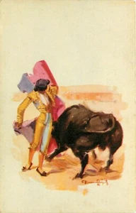Bull Fighting Tapatia Mexico MX Postcard - Picture 1 of 2
