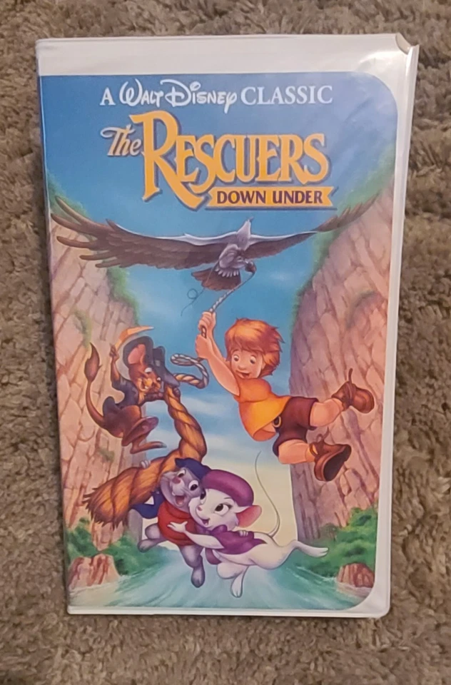 Walt Disney's The Rescuers Down Under Original VHS 1991 Black Diamond Classic - Image 1 of 1