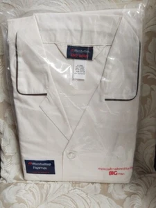 Vintage Munsingwear Pajama Set Lt Beige USA Men's Sz 5XL 62-64 chest BIG Man NOS - Picture 1 of 6