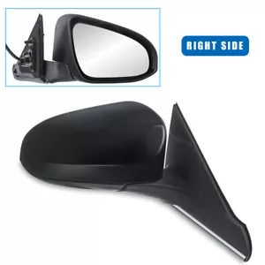 Black Passenger Side Mirror Manual Fold Power Heated For 2015 Toyota Camry Sedan - Bild 1 von 8