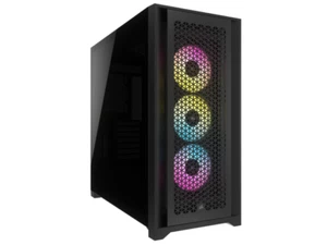 One Foot Corsair iCUE 5000D RGB AIRFLOW Mid-Tower Gehäuse fehlt, schwarz - - Bild 1 von 24