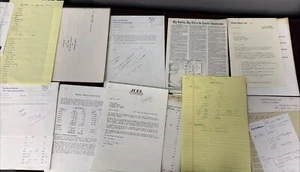 Milwaukee Brewers 1979 Insurance Claim Docs Lot Info Original Bookkeeping - Picture 1 of 4