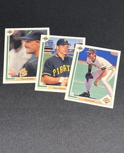 1991 Upper Deck - Pirates - #109 Sid Bream, #161 Stan Belinda, #278 Doug Drabek - Picture 1 of 7