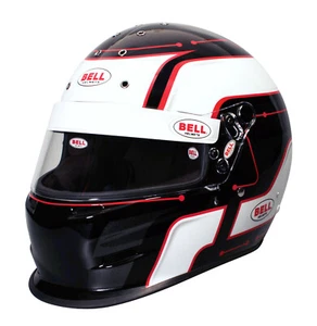 Bell - K1 Pro Graphic SA2020 Racing Helmet - Auto / Kart Snell- Red Blue Circuit - Picture 1 of 10