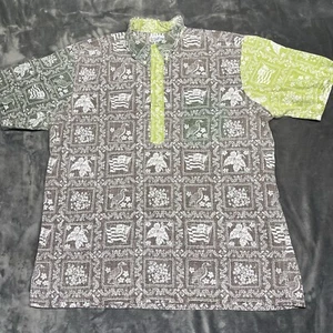 Vintage Reyn Spooner Button Up Shirt Men's 2XL Colorblock - Picture 1 of 6