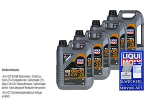 20L Original Liqui Moly Top Tec 6200 0W-20 aceite motor VW 508 00/509 00 - Imagen 1 de 5