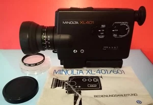 Design vintage - Appareil photo argentique Minolta XL 401, Super 8 - Photo 1/8
