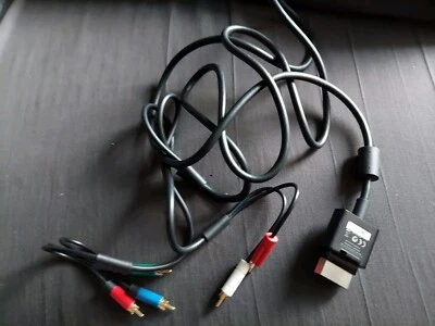 Genuine OEM XB360 Xbox 360 Component HD AV Audio Video Cable Microsoft X851848 - Image 1 of 4