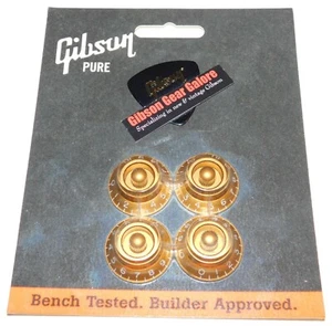 Gibson Les Paul Bell Knobs Set Gold Guitar SG Parts Custom ES NOS Project RD A - Picture 1 of 3