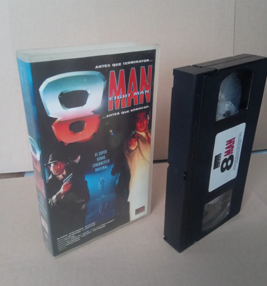 VHS Kassette - 8 Man - Manga Anime Real - Eight Man in Spanisch - Kultfilm! - Bild 1 von 1