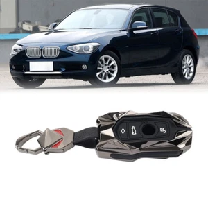 Remote Key Fob Cover For BMW 1 2 3 4 5 6 7 Series X3 X4 M2 M3 M4 M5 M6 Black - Picture 1 of 14