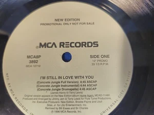New Edition – I'm Still In Love With You - 12" VINYL SINGLE - Imagen 1 de 3