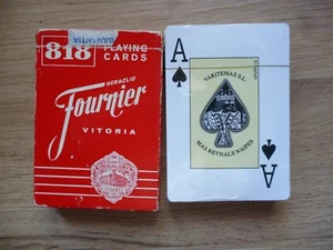 BARAJA POKER 818 FOURNIER--54 CARTAS 1 baraja mas reynald poker 55 carta - Imagen 1 de 5