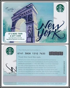 2016 Starbucks New York City Series NYC Card Collectible No Value - Picture 1 of 4