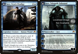 Jace, Vryn's Prodigy // Jace, Telepath Unbound (RU) - Foil Pr ORI Russian NM MTG - Picture 1 of 1