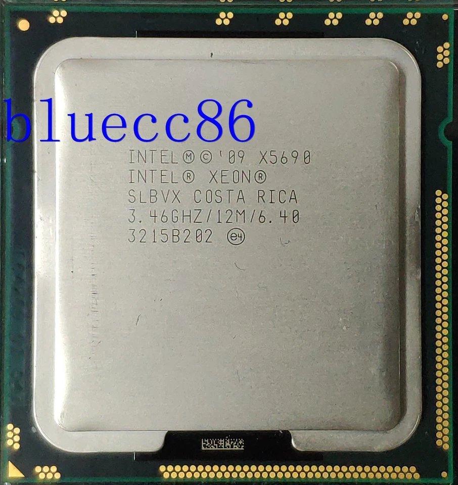 Intel Xeon X5690 SLBVX 3.46GHz 6 Core 6.4GT/s 12MB 1333GHz LGA1366 CPU Processor - Image 1 of 1